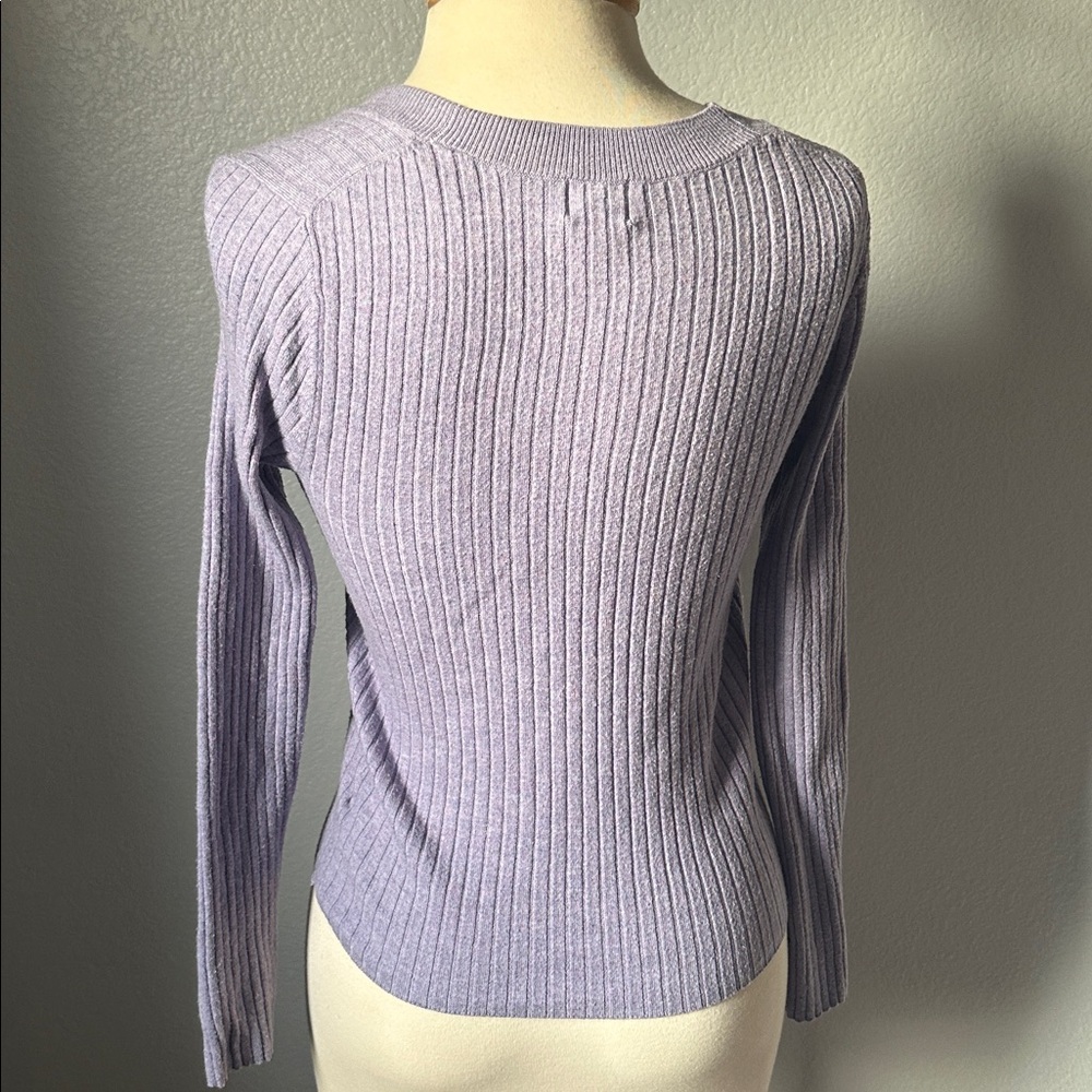 a new day Women's V-Neck Sweater in Light Purple - Picture 2 of 4